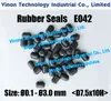 Rubberen afdichtingen E042 D7.5x10hmm (10 stks / zak) Ø0.1-Ø3.0mm voor s Odick K1C, SSG, Charmilles SH2 Kleine gat boor EDM Machine Seals Rubber voor K1C