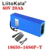 Liitokala Lithiumbatterie 60 V E-Bike, Lithium-Ionen-Batterie 20 Ah, 60 V und 1500 W, Elektroroller-Batterie