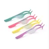 Multifunctional False Eyelashes Tweezers Stainless Auxiliary Eyelash Curler Eye Lash Applicator Clip Makeup Tools DHL Fast Ship