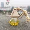 Luftfräschare bil hängande diffusor tomt glas parfym doft flaska presentbil hängdekoration diamantform trämock 0028784365