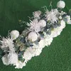 50/100 cm DIY Ślubny Kwiat Ściana Układ Na ścianie Jedwabne Peonie Rose Sztuczne Kwiat W Decor Wedding Iron Arch Backdrop Garland