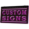 LS0002 Custom Your Signs 3D-gravure LED-lichtbord Groothandel Retail