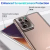 Air Armor Transparent Case Shockabsorbing Militaire Grade Protection Hard PC + TPU Frame voor Samsung Galaxy Note 20 Ultra S20 Plus S10 5G S10E