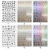 QualitySummer Färgglada 3D Nail Sticker Butterfly Transfer Vackra Dekaler Dekoration Nail Art Tillbehör DIY Design Nail Dekaler