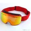 Nya skidglasögon 6 färger Cylinder DoubleLayer Antifog Glasses Snow Sport Protective Gear4678289