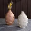 Nordic Ceramic Art Vase Sculpture Crafts Human Face Family Flower Pot Handmade Garden Storage Flower Arrangement Home Decors256V