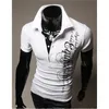 Moda 2020 verão casual corredores hip hop men039s letras impressão camisas de manga curta barato masculino polos hombre 3 cores mxxl7319582