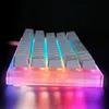 Womier 66 key Custom Mechanical Keyboard Kit 65 66 PCB CASE swappable switch support lighting effects with RGB switch led11971488