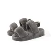 Indoor Furry Warm Slippers Slides Sandal Ladies Plush Women Shoes Yellow Winter Soft Grey Size Eur 36-44 47247