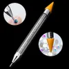 Dubbelhoofdige Nagellak Pen Kunst Punt Pennen Pluma de Esmalte de Unas Boorpunt Nagellak DIY Tools Point Boor Nail Art Poolse pen