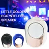 Livraison gratuite Portable Petit Golden Egg Haut-parleur sans fil Bluetooth Super carte Subwoofer