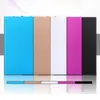 Super Slim 20000MAH Power Bank Portable Ultra-Thin Polymer Powerbank Battery Power-Bank 20000mAh med LED-ljus för mobiltelefon