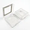 3D Mink Eyelash Diamond Package Joxes False Eyelashes Square Square Cashing Eyelash Box Case Lashes Box Packaging6348182