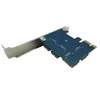 HOT PCIE PCI-E PCI Express 라이저 카드 1x ~ 16x 1 ~ 4 USB 3.0 Miner Miner BTC 장치를위한 슬롯 승수 허브 어댑터 1