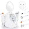 Bästsäljande 5 IN1 Ultraljudshuvud Ultraljuds ansiktsmaskin Hudvård Acne Scars Removal Dermabrasion LED Mask