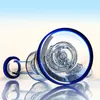 Baso a base spessa Doccia con doccia azzurro tubi fumatori tubi in vetro con tubo fumante bong d'acqua con banger da 18 mm