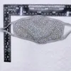 DHL Fashion Dustproof Face Mask Bling Blings Diamond Protective PM2.5 Maskasker Tvättbara återanvändbara Kvinnor Färgglada Rhinestones