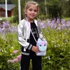 Little Girl unicorn Plush Purse Handbag Kids Crossbody Purse for Children Toddler Baby s Unicorn Stuffed Messenger Bag Plush Bags KKA8010-1