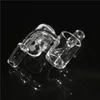 Nieuwste Afgeschuinde Rand Quartz Banger gezandstraald 10mm 14mm 18mm 4590 Mannelijke Vrouwelijke Quartz Banger Nagels Voor Glazen waterpijpen Dab Rigs