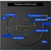 Okulary przeciwsłoneczne Photochromism 2020 Progresywny Multifocal Okulary do czytania Mężczyźni Presbyopia Hiperopia Bifocal Okulary Kobiety Z Box NX