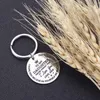 Nyckelringar Inspirerande gåvor Keychain till dotter födelsedag julklapp uppmuntrande nyckelflickor från mamma pappa familj pend3615946