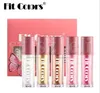 Fit Colors Glitter Star Lip Gloss Glow Set Shimmer 5pcs / set flytande läppstift kit glänsande lipgloss set