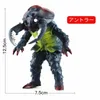 Mjuka leder tecknade anime film figurer rörliga docka ultraman monster gojira action figure modell leksak