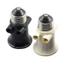 AC100-240V 4A E27 Plug Lamp Bases żarówka LED Lampa Lampa Uchwyt Zaznacz Śruba Converter E27 Interfejs Shiface Shiface do 2Pin EU