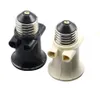 AC100-240V 4A E27 Plug Lamp Bases żarówka LED Lampa Lampa Uchwyt Zaznacz Śruba Converter E27 Interfejs Shiface Shiface do 2Pin EU