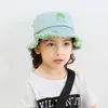 Versatile personalità della protezione dei bambini del 2020 denim del foro nuove primavera ed estate di stile giapponese rotto filo grezzo del pescatore bacino Cappello all'ingrosso