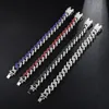 US7 Iced Out 15mm Miami Cuban Link Chain 18"20"24"30" Necklace Rhinestone Bling Hip Hop Necklaces For Men Women Jewelry Gifts T200824