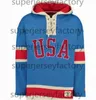 1980 cud w drużynie usa koszulki do hokeja na lodzie koszulka hokejowa bluzy z kapturem niestandardowe dowolne imię dowolny numer szyta bluza z kapturem sportowy sweter darmowa wysyłka