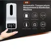 Alk K9 2 in 1 infraroodthermometer Automatische zeepdispenser Palmtemperatuur Meet desinfectie Geïntegreerde machine