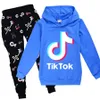 3D Teen Kids Nowator Tik Tok Autumn Hoodies Zestaw Boys Bluza Dziewczęce Bluza 2 PCS Suits Stroje dreski Dzieci 312 lat Tikt2450952