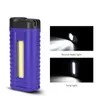 Flashlights Torches COB LED Working Light USB Rechargeable Inspection Lamp Hand Torch Camping Tent Lantern With Battery Pocket Clip
