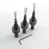 Locksmith Supplies Cross Ajuste Cruz 4 Cabeça Picks Rápida Mão Kit de trava tubular Conjunto com 4 cabeças