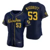 22キリスト教Yelich Milwaukee 2022 Josh Hader Woodruff Lorenzo Cain Ryan Braun Brent Suter Orlando Arcia Jersey