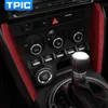 Для Subaru Brz Toyota 86 Alcantara Замша Кожаная оберточная Centrol Control Декоративные полосы Наклейки ABS Отделка 2013-2020