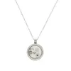 925 sterling silver floating locket necklace fits european lucky symbol open silver necklaces1404816