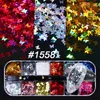 12 rutnät 3D Nail Art Butterfly Flakes Holographics Nail Glitter Sequins Decoration Diy Nail Art Design Beauty Salon levererar CH1624551629