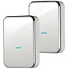Eu Plug Self-Generating Doorbell Wireless Smart Doorbell Long Distance One For Two Waterproof Without Battery Door Ling1
