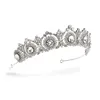 New Western Style Bridal Crown Headband Gorgeous Crystal Bride Headpiece Hair Accessories Wedding Tiaras Hair Jewelry Party Gift274w