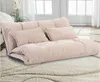 США STOCK Oris Fur. Регулируемая складная Современная Досуг диван-кровать Видео Gaming диван с двумя подушками WF008064DAA