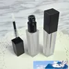 6 ml Kunststoff-Reisebehälter, durchsichtig, gefrostet, leer, für Lipgloss, pralleres Röhrchen, flüssiger Lippenstift, Batom, nachfüllbare Aufbewahrungsflasche