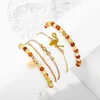 Bracelets de charme recommandent des ensembles de bohème de plage d'été pour les femmes Flamingo Shell perles bijoux cadeaux 2022 Drop1 Inte22