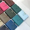 AS022High-end Togo leather imported wax line custom mini wallet, general purpose wallet for men and womenbag