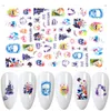 Christmas Halloween Nail Stickers Set 3D Selfadhesive Autocollants pour les femmes Girls Kids Diy Salon de manucure manucure TIP2455377