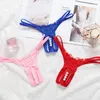 farfalla Perle mutandine da donna Sexy G String Intimo lingerie Perizoma Erotico con apertura sul cavallo Slip trasparenti mutande