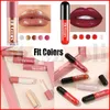 Fit kleuren lip make-up shine fluwelen vloeibare lipstick glitter ster lip gloss lipgloss set 10 kleuren