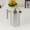 350/800 / 1000ML кофейники French Press чайник двойными стенками из нержавеющей стали Кофейник Чайник Горшок с ситечко фильтра GGA3697-8